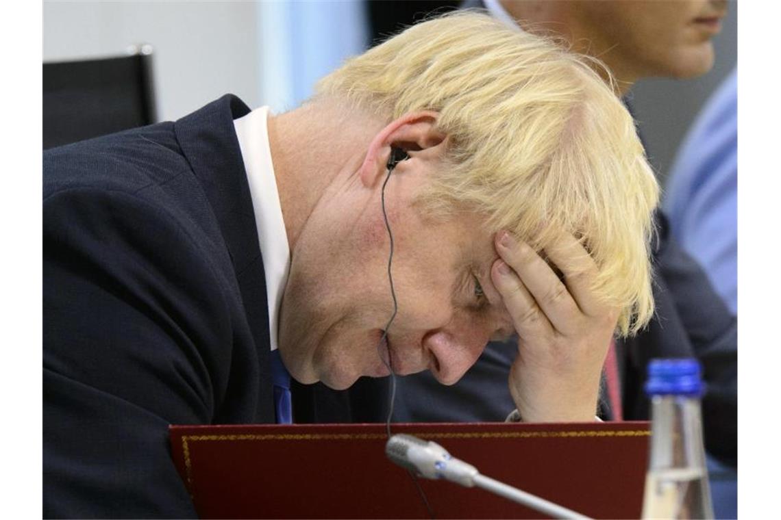 Boris Johnson Ende August beim G7-Gipfel in Südfrankreich. Foto: Sean Kilpatrick/The Canadian Press/AP