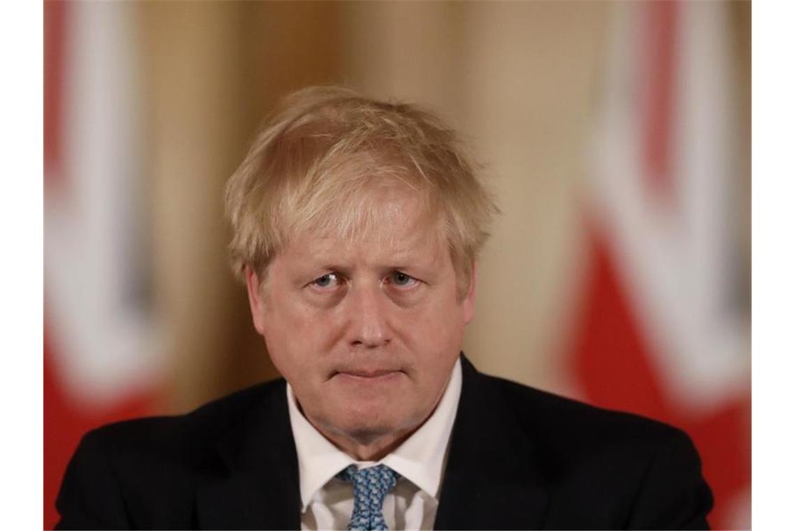 Britischer Schatzkanzler: Johnsons Zustand verbessert sich Boris Johnson hatte seine Infektion am 27. März öffentlich gemacht. Foto: Matt Dunham/PA Wire/dpa