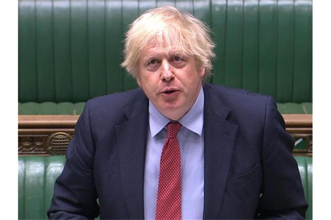 Boris Johnson, Premierminister von Großbritannien. Foto: House Of Commons/PA Wire/dpa