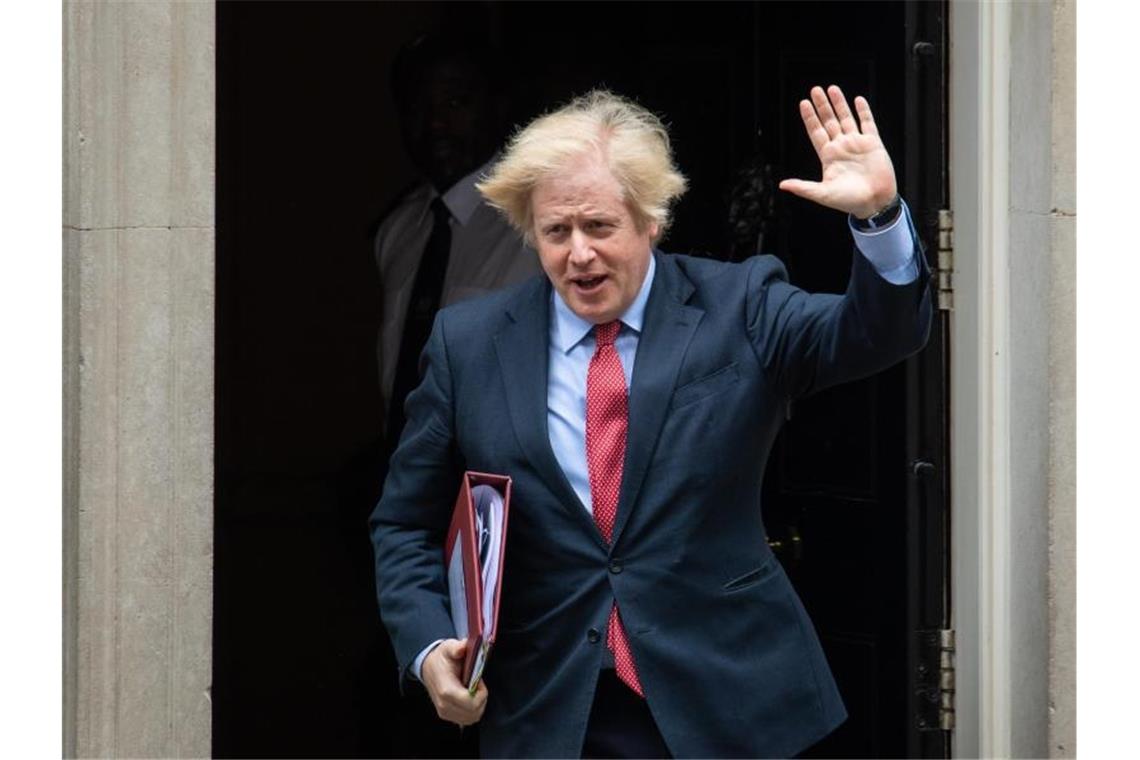 Boris Johnson verlässt die 10 Downing Street. Großbritannien war Ende Januar aus der EU ausgetreten. Foto: Dominic Lipinski/PA Wire/dpa