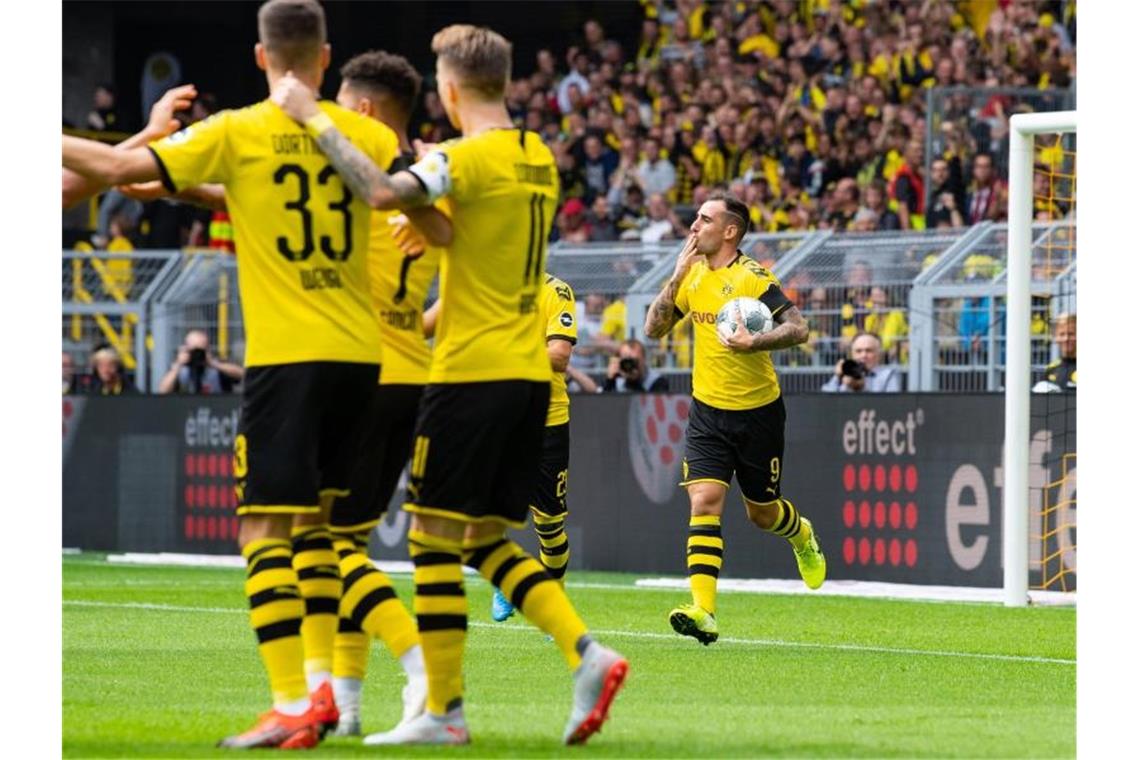 Borussia Dortmund feierte einen klaren Heimsieg gegen den FC Augsburg. Foto: Guido Kirchner