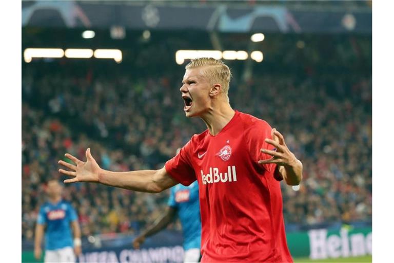 Borussia Dortmund hat das Rennen um Erling Haaland gewonnen. Foto: -/APA/dpa