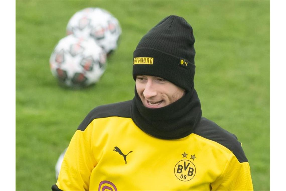 Borussia Dortmund kann gegen Eintracht Frankfurt wieder auf Marco Reus zurückgreifen. Foto: Bernd Thissen/dpa