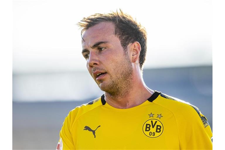 Borussia Dortmund und Mittelfeldspieler Mario Götze gehen nach der Saison getrennte Wege. Foto: David Inderlied/dpa/Archivbild