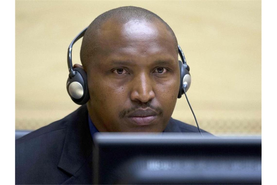 Bosco Ntaganda bei seinem ersten Auftritt vor den Richtern des Internationalen Strafgerichtshofs ICC. Foto: Peter Dejong/epa/Archiv