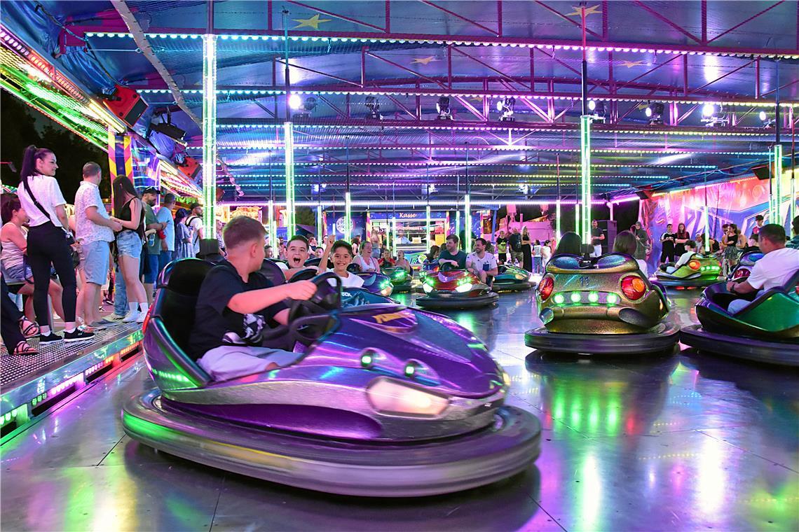 Boxauto fahren macht einen Riesenspaß. Straßenfest 2025  in Backnang.