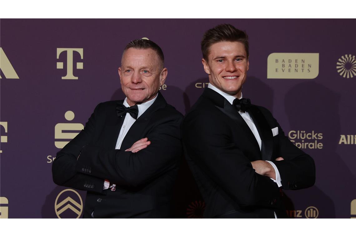 Boxer Simon Zachenhuber (re.) mit Trainer Conny Mittermaier.