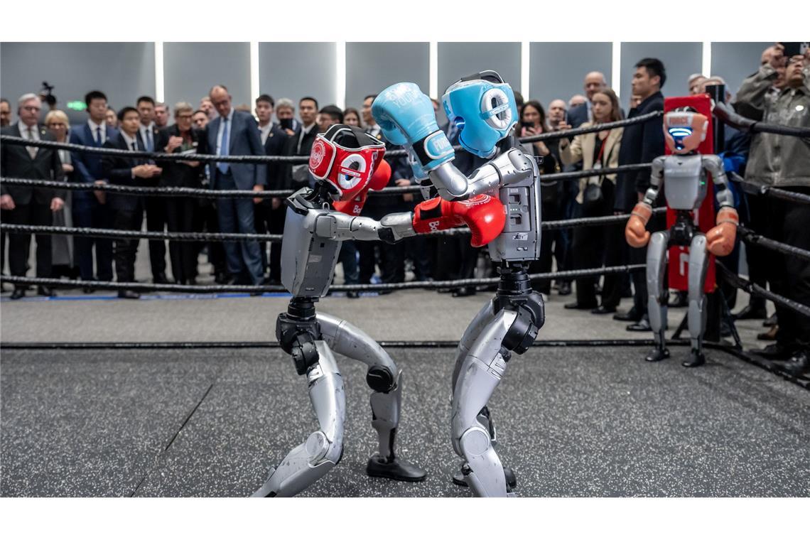 Boxkampf zwischen Robotern