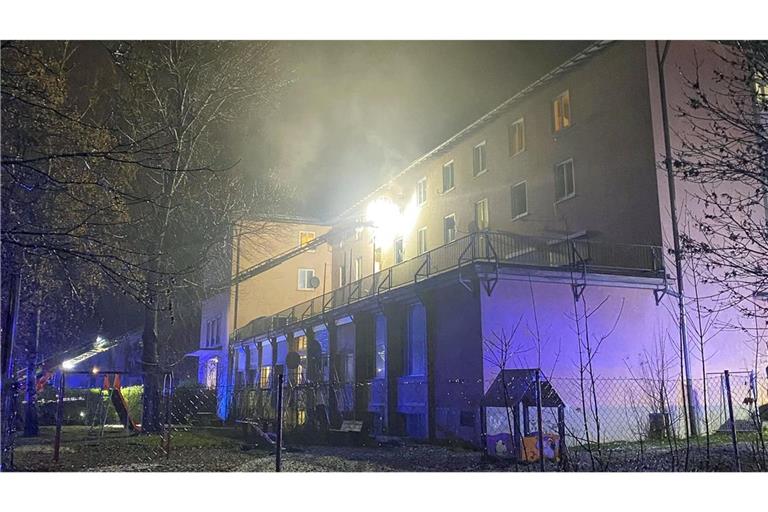 Brand in einer Flüchtlingsunterkunft in Konstanz.