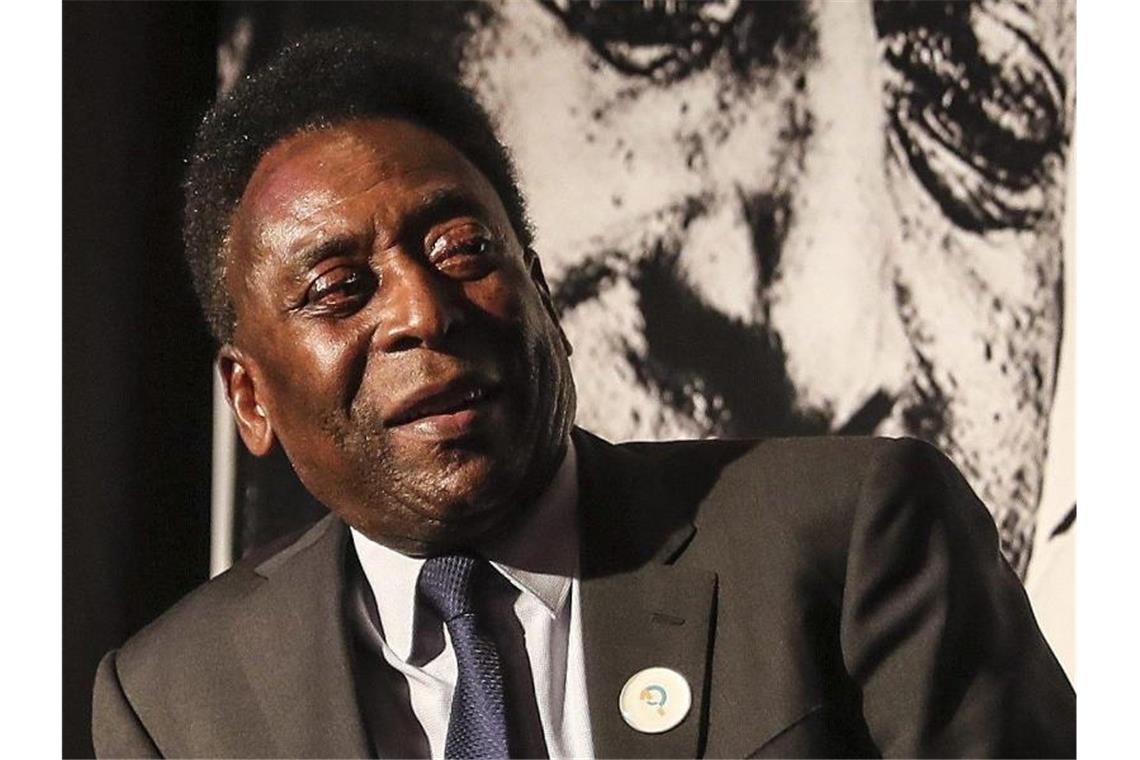 Brasiliens Fußball-Legende Edson Arantes do Nascimento alias Pelé leidet unter Depressionen. Foto: Antonio Lacerda/EFE/dpa