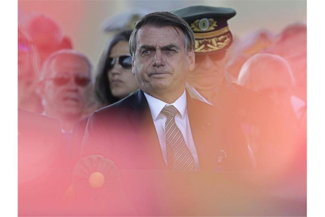 Brasiliens Präsident Jair Bolsonaro. Foto: Eraldo Peres/AP