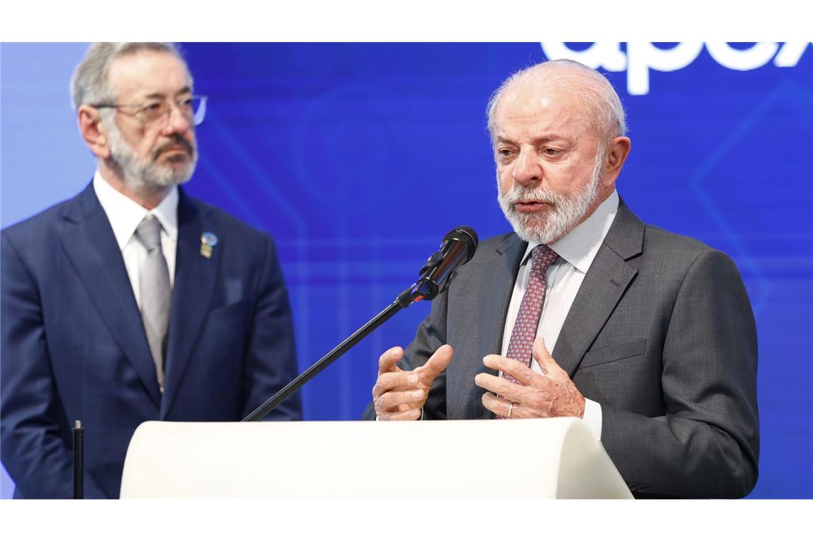 Brasiliens Präsident Lula auf der Hannover Messe – Brasilien ist das diesjährige Partnerland.