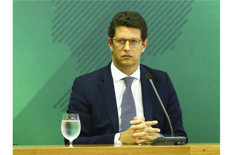 Brasiliens umstrittener Umweltminister Ricardo Salles räumt seinen Posten. Foto: Marcelo Camargo/Agência Brasil/Agencia Brazil/dpa