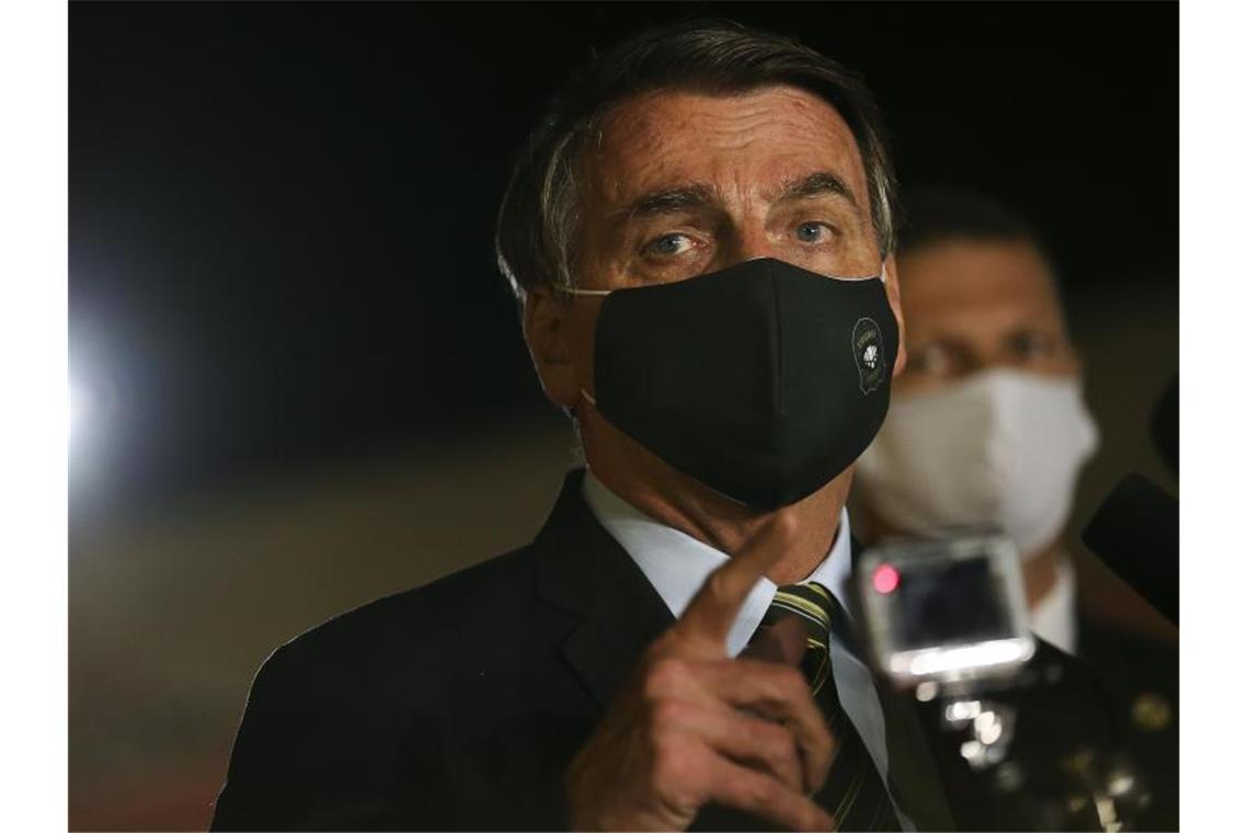 „Brauchen keine Leute von außerhalb, die uns Tipps bei der Gesundheit hier geben“: Brasiliens Präsident Jair Bolsonaro. Foto: Marcello Casal Jr/Agencia Brazil/dpa