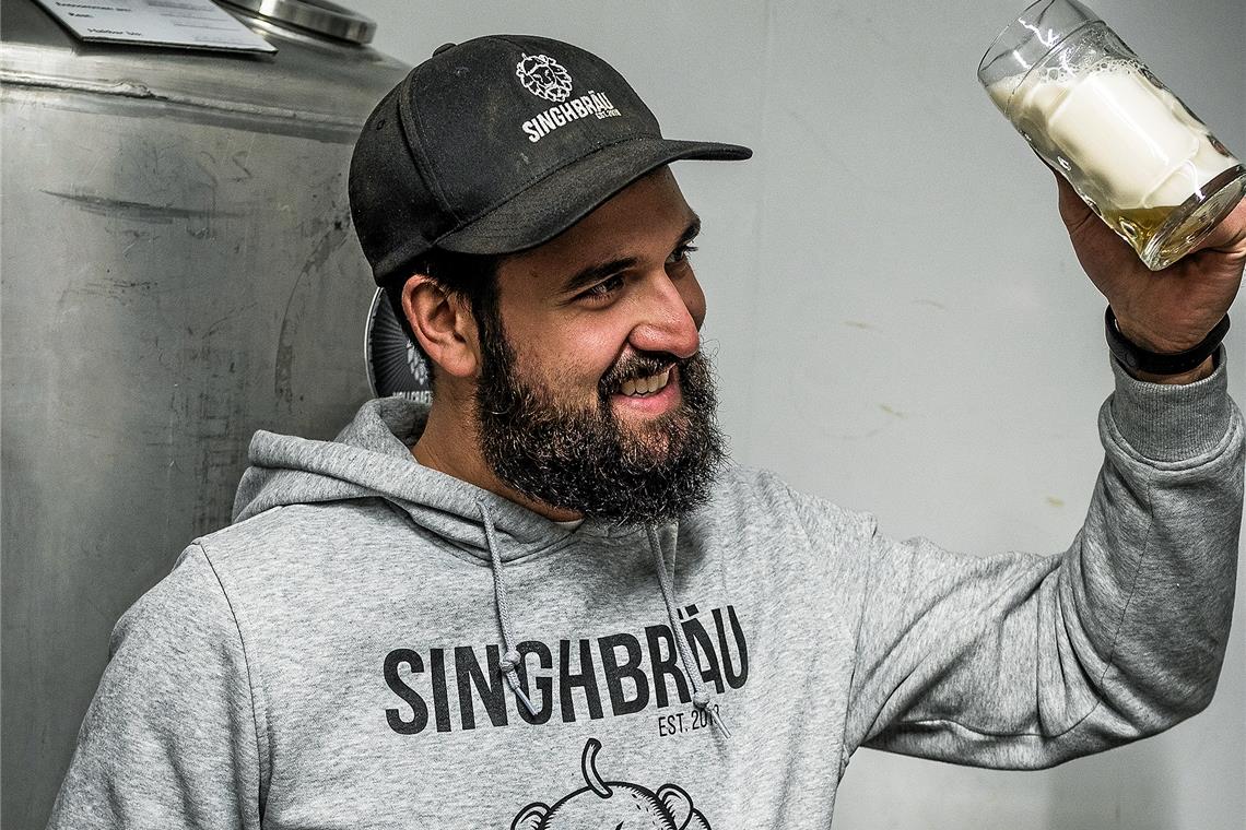 Nach Pächterwechsel: Fusionsküche im Sulzbacher Palmengarten Braumeister Daniel Singh zieht mit der Brauereianlage aus. Foto: Corinna Schmid Photography
