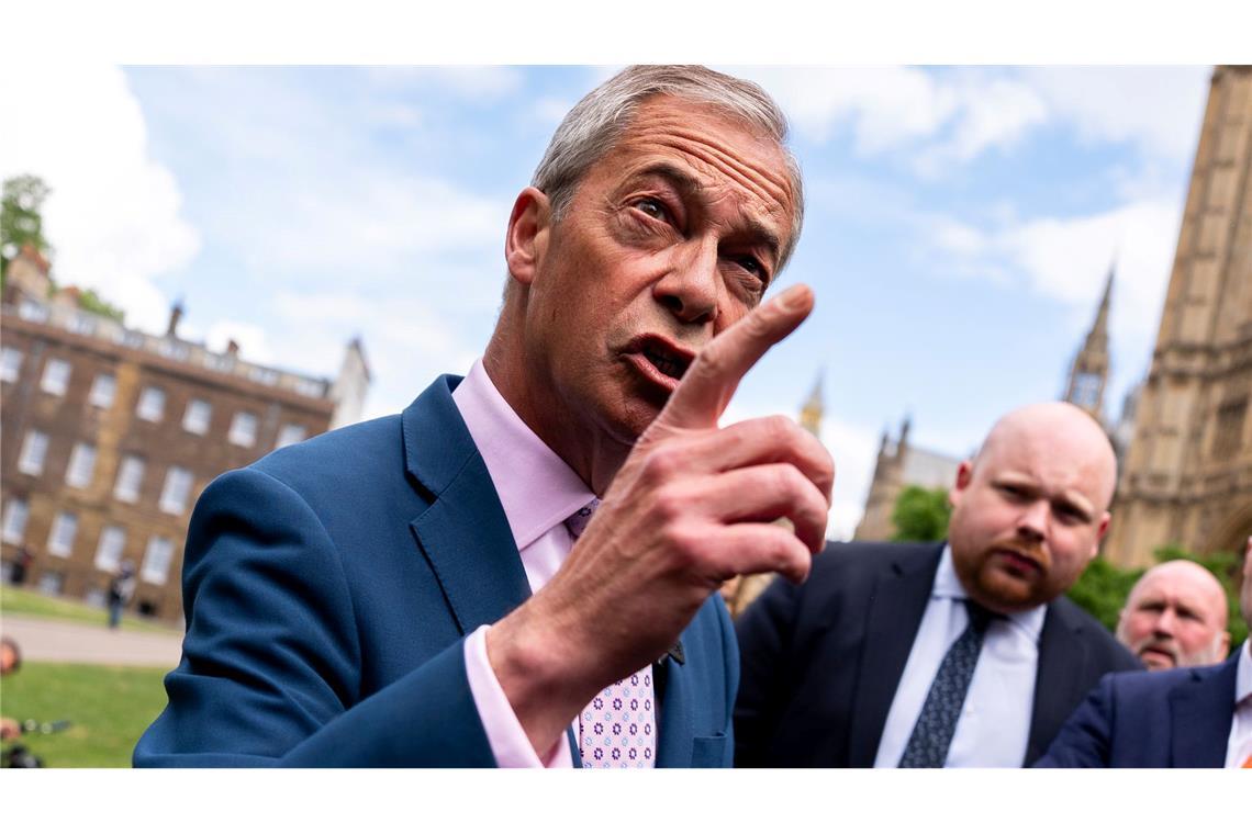 Brexit-Vorkämpfer Nigel Farage ist Profiteur der Labour-Krise. (Archivbild)