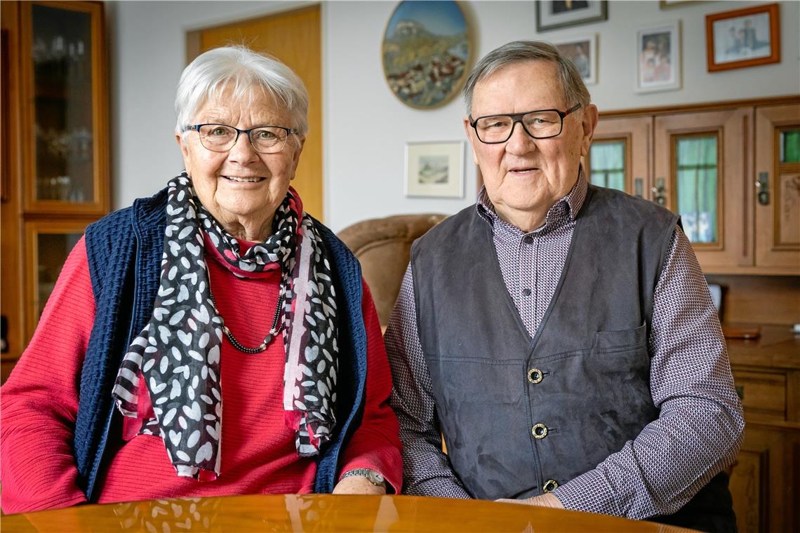 Brigitte und Fritz Perle haben vier Kinder, elf Enkel und sechs Urenkel. Foto: Alexander Becher