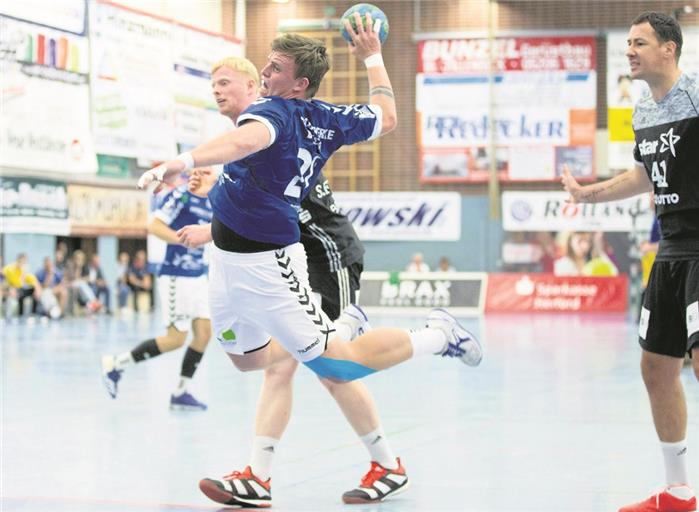 Bringt trotz seiner erst 22 Jahre Erfahrung aus einer Zweitligasaison, einer Drittligameisterschaft, einem tschechischen Titel und einem DHB-Pokal-Duell mit dem deutschen Rekordmeister THW Kiel ins Murrtal mit: Kreisläufer Jakub Strýc, der von Dessau ins Murrtal wechselt.Foto: Imago