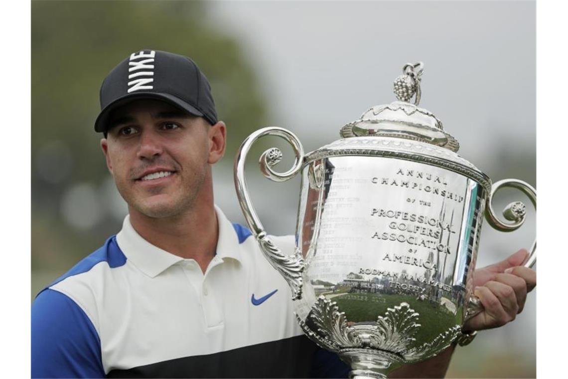 Brooks Koepka gewann erneut die PGA Championship. Foto: Julio Cortez/AP
