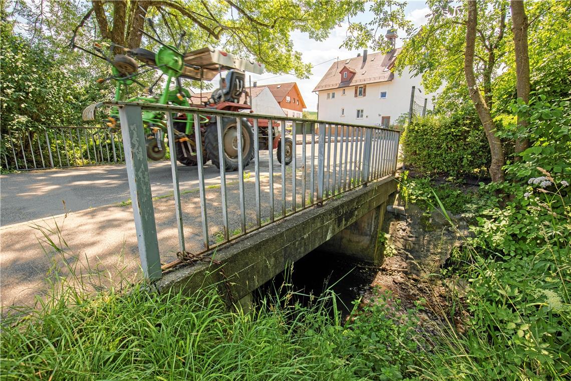 Brücke über den Brucher Bach in Oberweissach. Archivfoto: A. Becher