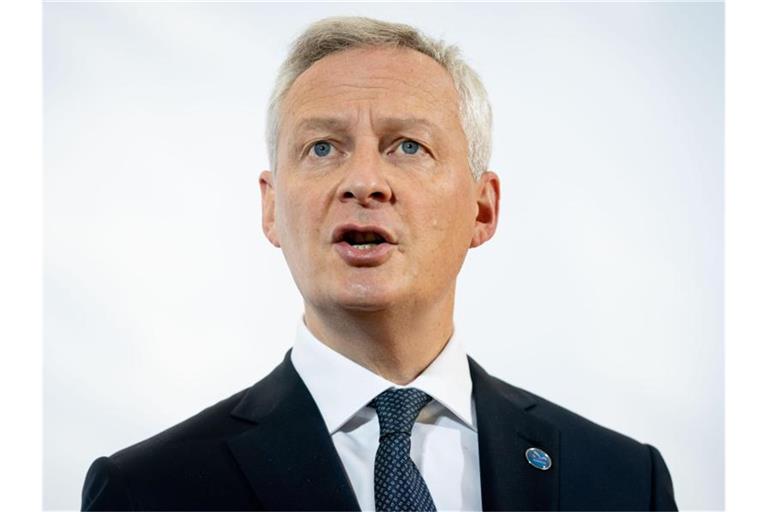 Bruno Le Maire, Frankreichs Minister für Wirtschaft und Finanzen, bei einem EU-Treffen in Berlin. Foto: Kay Nietfeld/dpa