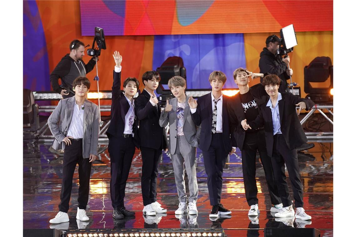 Das BTS-Comeback rückt näher BTS 2019 in der Show "Good Morning America".