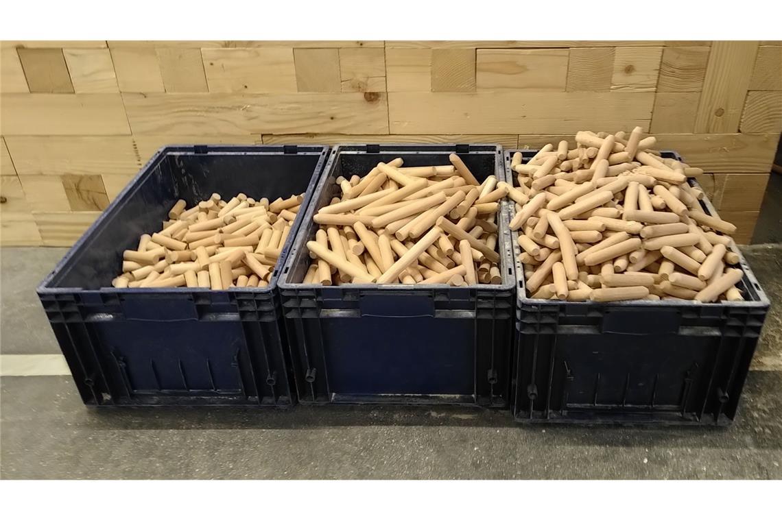 Buchenholzdübel statt Leim oder Mörtel