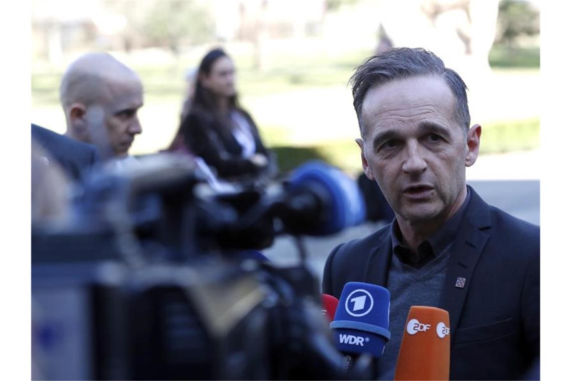 Waffenruhe beruhigt Lage in Idlib Bundesaußenminister Heiko Maas ist nach Kroatien gereist, um am Treffen der EU-Außenminister teilzunehmen. Foto: Darko Vojinovic/AP/dpa