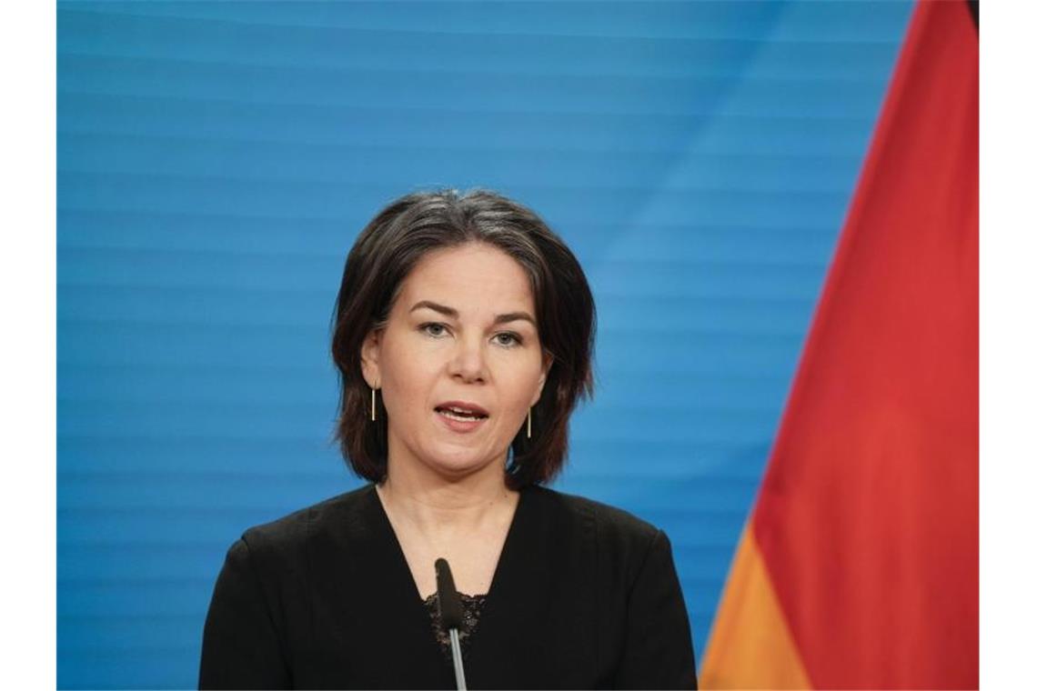 Baerbock an Weltgemeinschaft: Partei für Ukraine ergreifen Bundesaußenministerin Annalena Baerbock (Bündnis 90/Die Grünen). Foto: Markus Schreiber/POOL AP/dpa/Archivbild