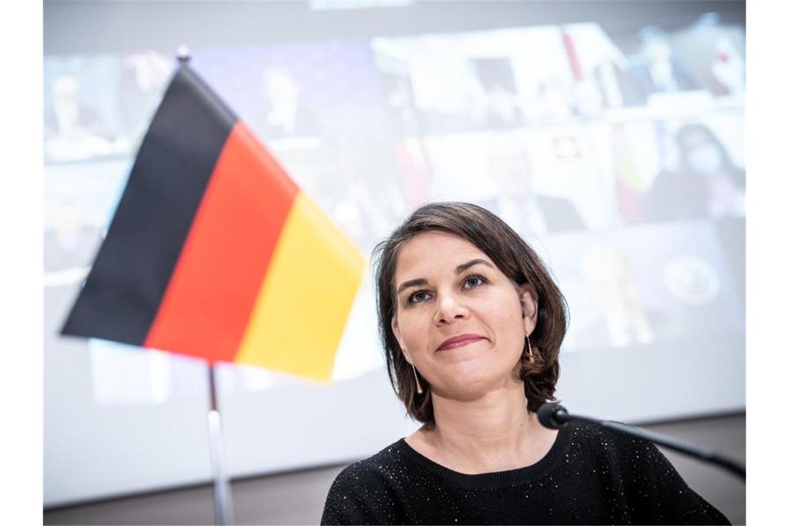 Baerbock und Faeser reisen nicht zu Olympia nach Peking Bundesaußenministerin Annalena Baerbock wird nicht zu den Olympischen Winterspielen nach Peking reisen. Foto: Michael Kappeler/dpa