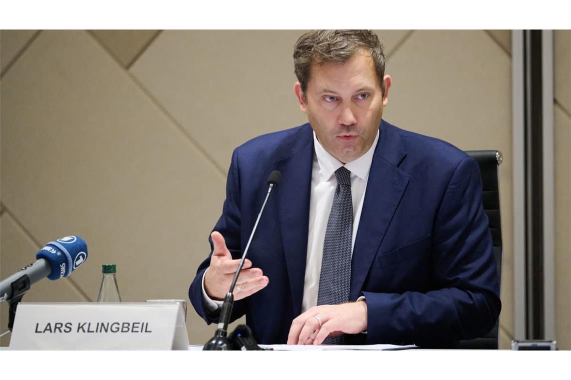 Bundesfinanzminister Lars Klingbeil (SPD)