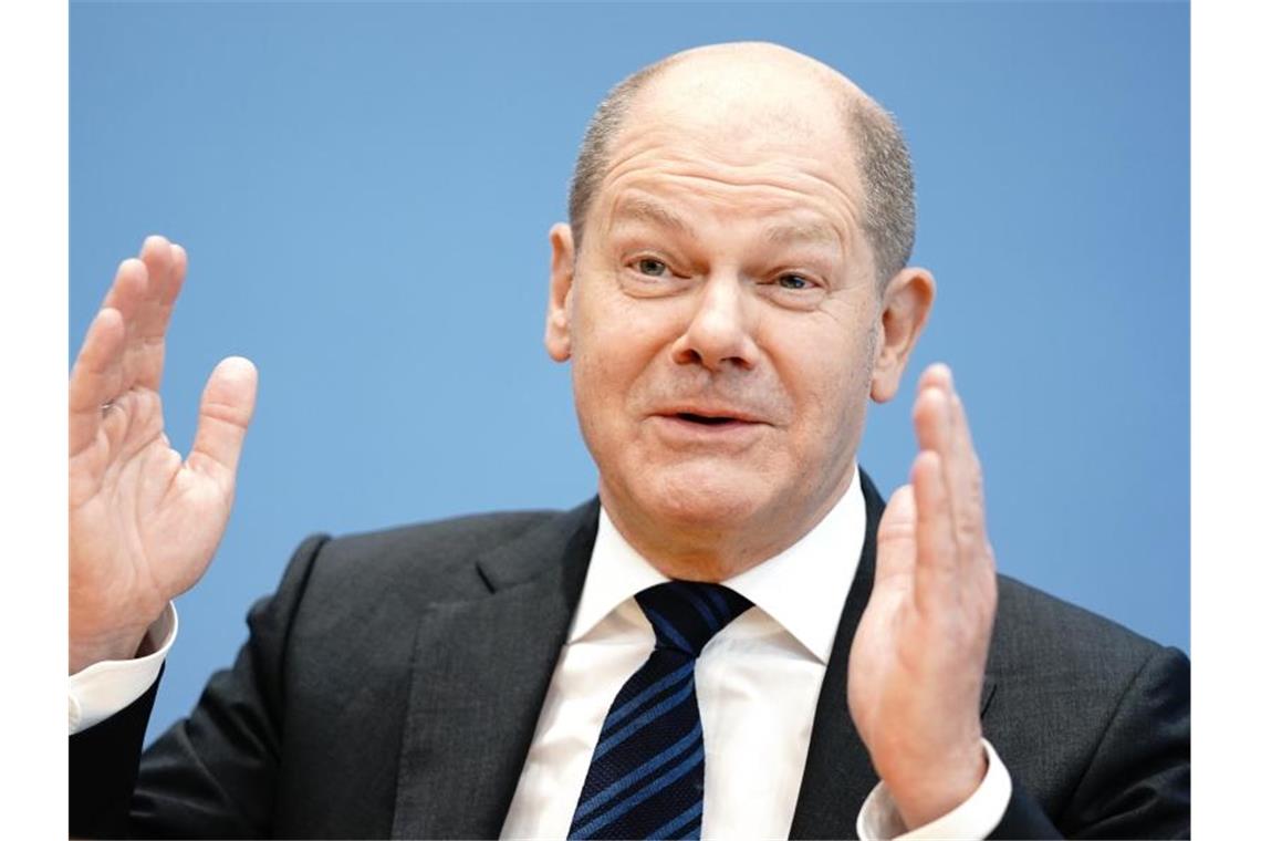 Bundesfinanzminister Olaf Scholz: Europa ist entschlossen, der Krise Stand zu halten. Foto: Kay Nietfeld/dpa