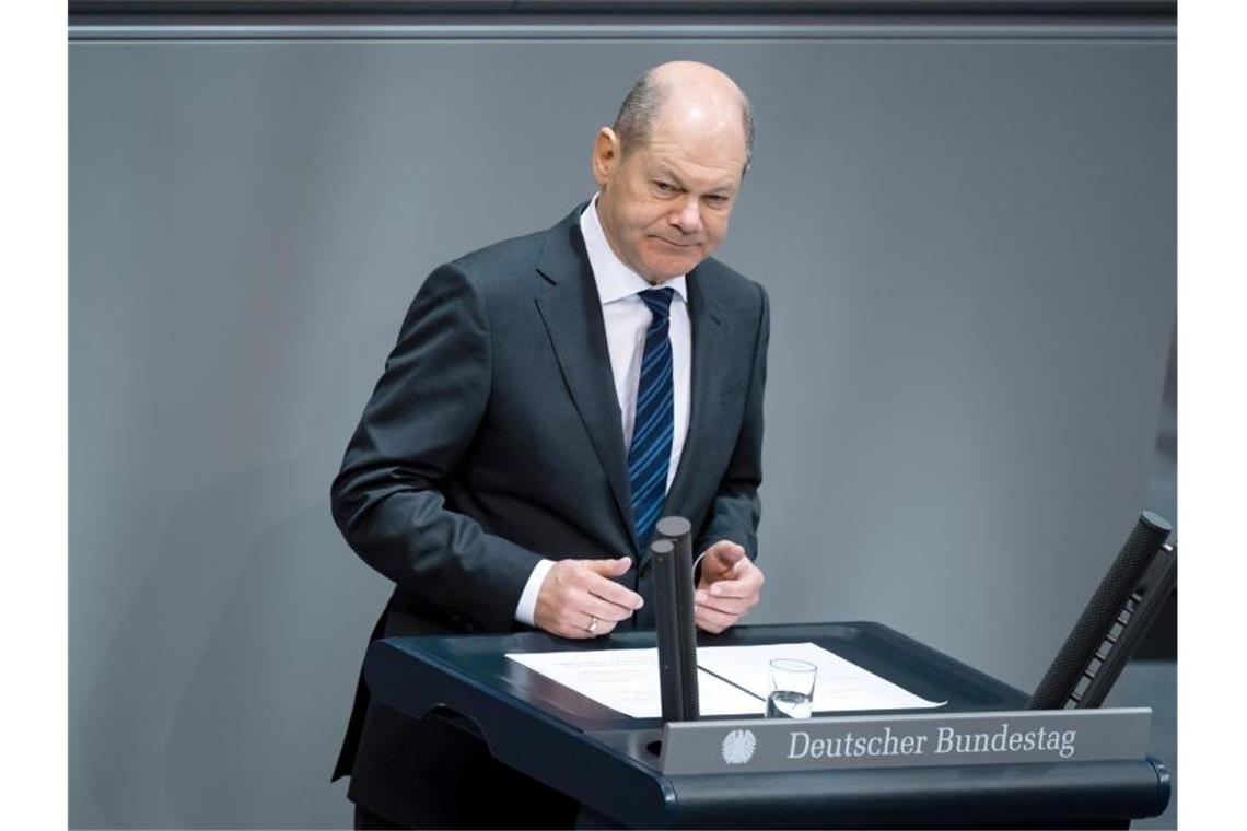 Bundesfinanzminister Olaf Scholz (SPD). Foto: Bernd von Jutrczenka/dpa