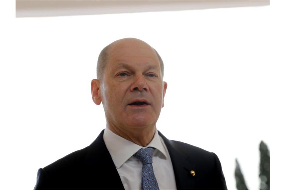Scholz: Putin muss sich für Protassewitsch einsetzen Bundesfinanzminister und SPD-Kanzlerkandidat Olaf Scholz bei einem EU-Treffen. Foto: Armando Franca/AP/dpa