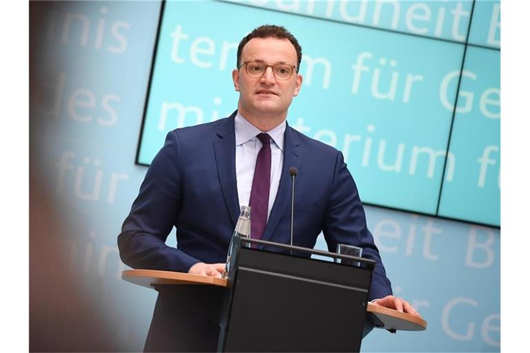 Bundesgesundheitsminister Jens Spahn: „Bei Schutzmasken und Arzneimitteln sollten wir nicht so abhängig vom Weltmarkt sein.“. Foto: Britta Pedersen/dpa-Zentralbild/dpa