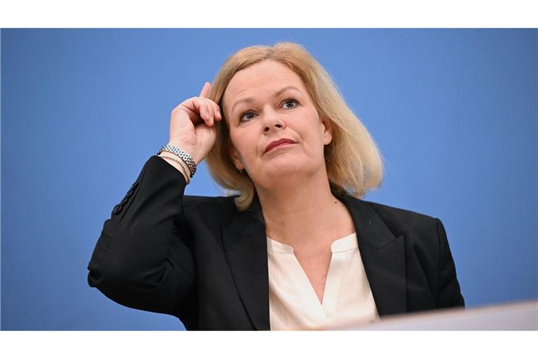 Bundesinnenministerin Nancy Faeser (SPD) will der Polizei das Speichern von IP-Adressen ermöglichen. (Archivbild)
