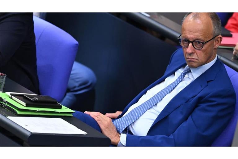 Bundeskanzler Friedrich Merz (CDU) genießt wenig Vertrauen in der Bevölkerung.
