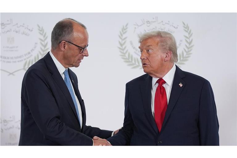 Bundeskanzler Friedrich Merz (CDU) hat erstmals mit US-Präsident Donald Trump über den US-Friedensplan für die Ukraine gesprochen. (Archivbild)