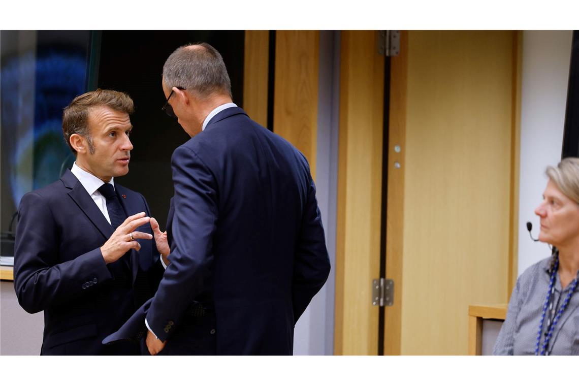 Bundeskanzler Friedrich Merz (CDU) und der französische Präsident, Emmanuel Macron, haben zum "Summit on European Digital Sovereignty" eingeladen. (Archivfoto)