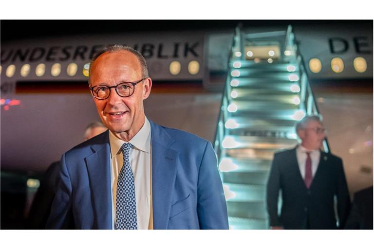 Bundeskanzler Friedrich Merz ist aktuell in Washington.