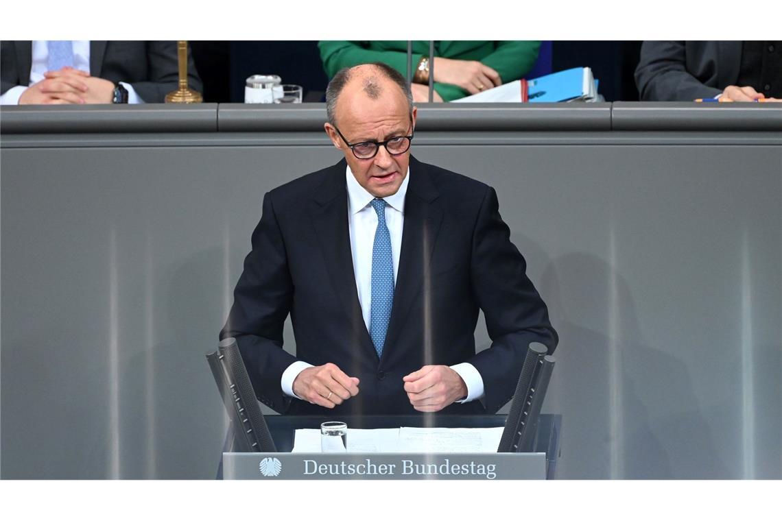 Bundeskanzler Friedrich Merz kündigte im Bundestag eine große Sozialstaatsreform an. (Archivfoto)