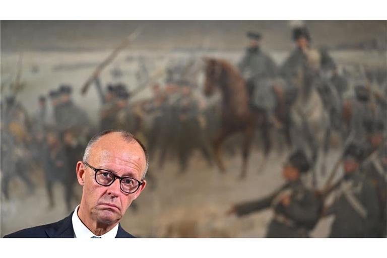 Bundeskanzler Merz hat eine entschlossene Botschaft in Sachen Krieg und Frieden.