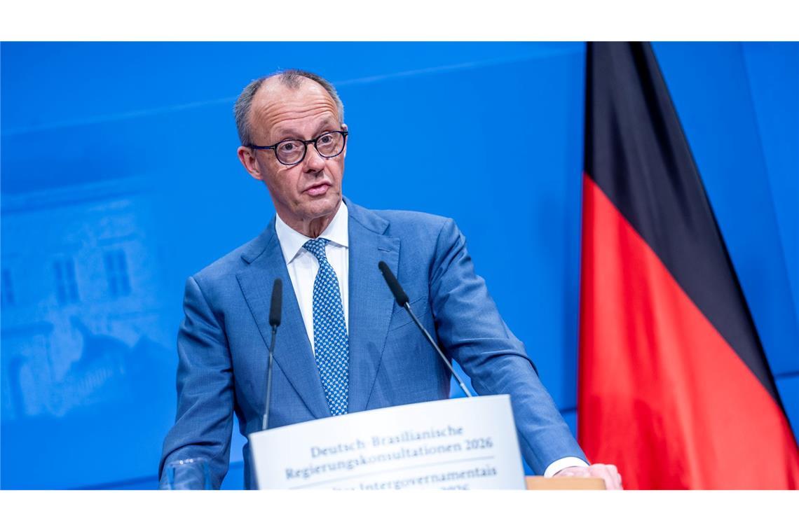 Bundeskanzler Merz lässt offen, wie er einem möglichen Treibstoffmangel begegnen will.