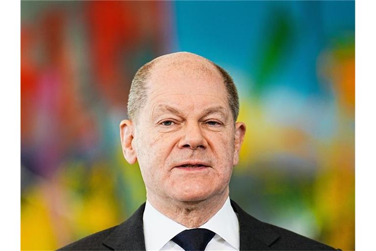 Bundeskanzler Olaf Scholz gab dem US-Fernsehsender CNN während seiner USA-Reise ein Interview. Foto: Michael Kappeler/dpa-Pool/dpa