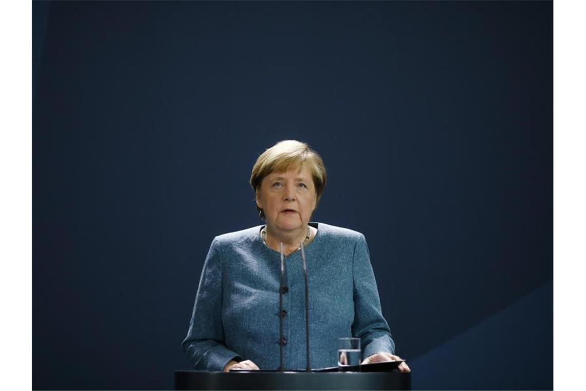 Bundeskanzlerin Angela Merkel spricht im Fall des russischen Regierungskritikers Nawalny von einem „versuchten Giftmord“. Foto: Markus Schreiber/AP POOL/dpa