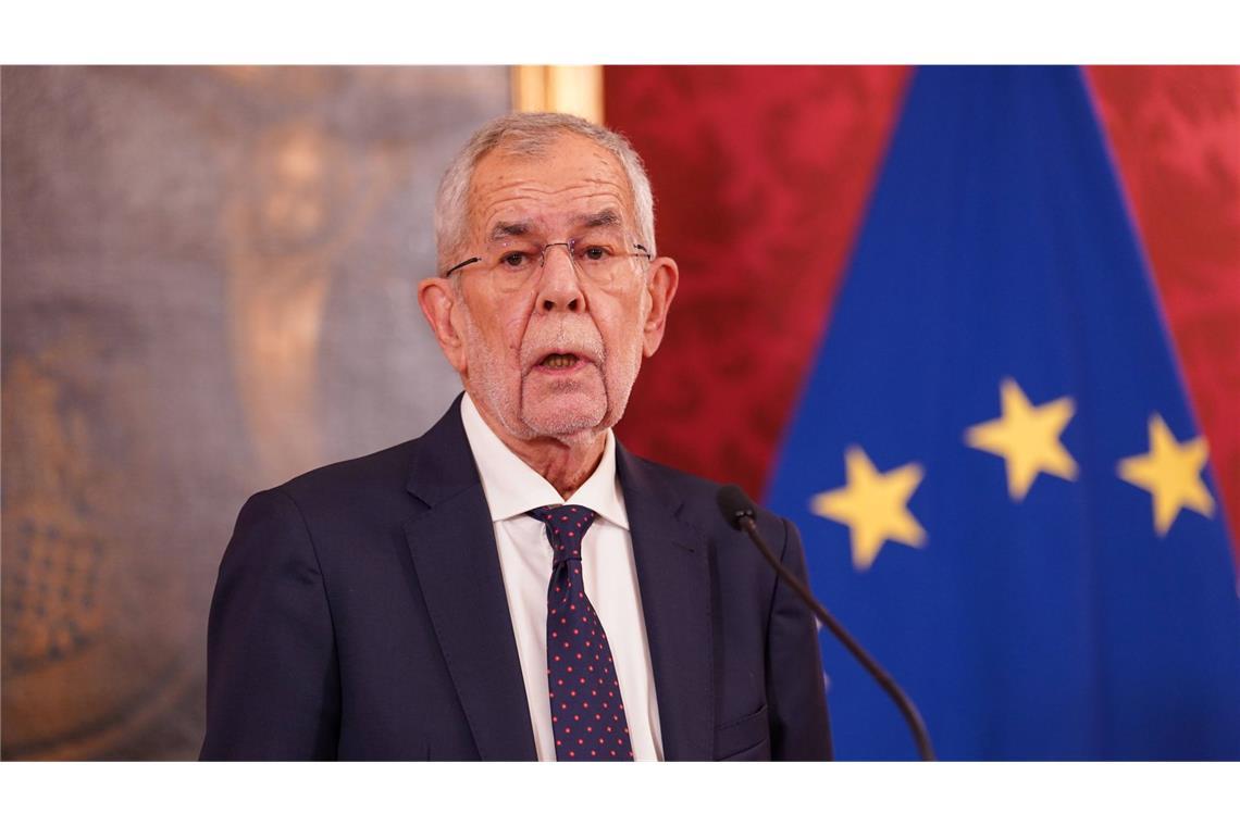 Österreichs Staatsoberhaupt fordert Kompromisse Bundespräsident Alexander Van der Bellen schaltet sich ein. (Archivbild)