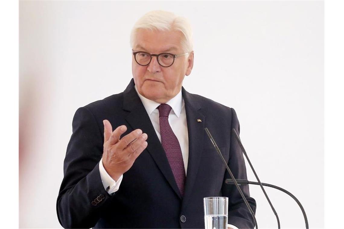 Bundespräsident Frank-Walter Steinmeier eröffnet die „World Assembly“ in Linsau am Bodensee. Foto: Wolfgang Kumm