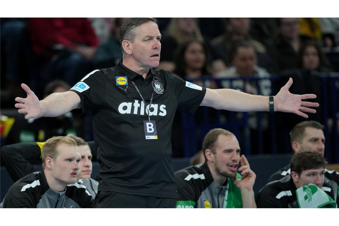 Wo Sie heute Deutschland vs. Dänemark schauen können Bundestrainer Alfred Gislason.