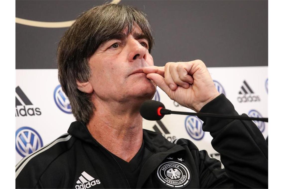 Bundestrainer Joachim Löw bleibt mit dem DFB-Team in der Nations League erstklassig. Foto: Christian Charisius