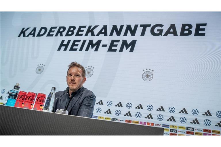 Bundestrainer Julian Nagelsmann hat den Kader für die Heim-EM nominiert.